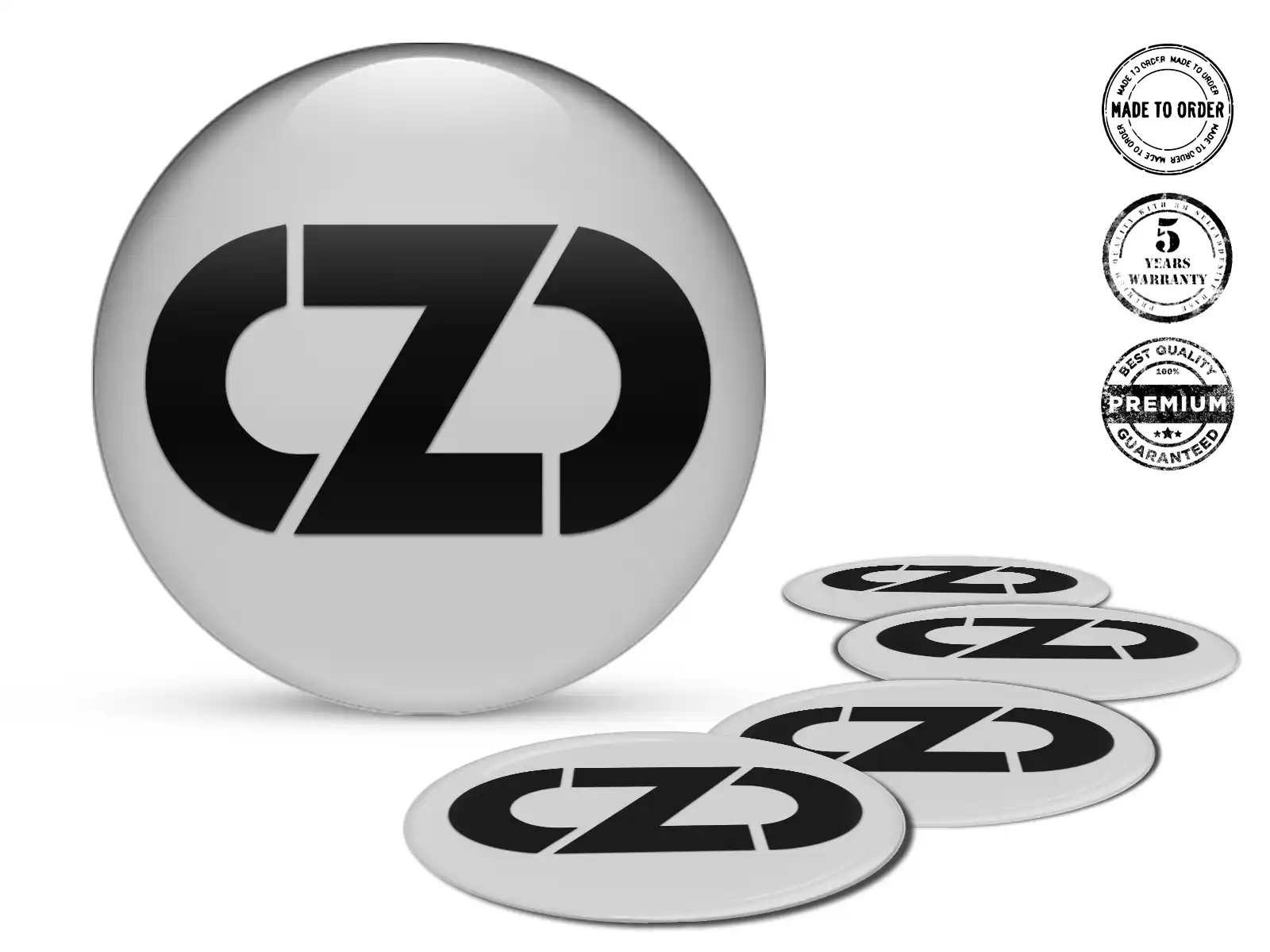 OZ Radfelgen-Aufkleber Logo Premium Harz-Sticker